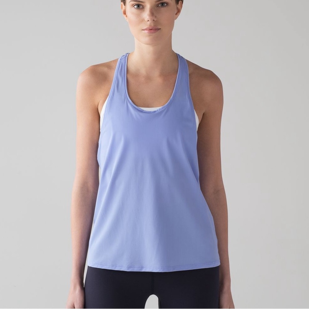 Lululemon Women's Blue Racerback Tank Top